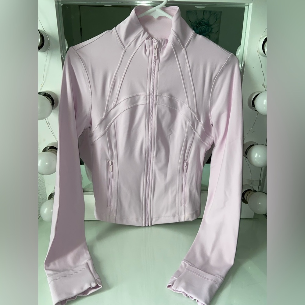 Lululemon Define Cropped Jacket in Meadowsweet Pink